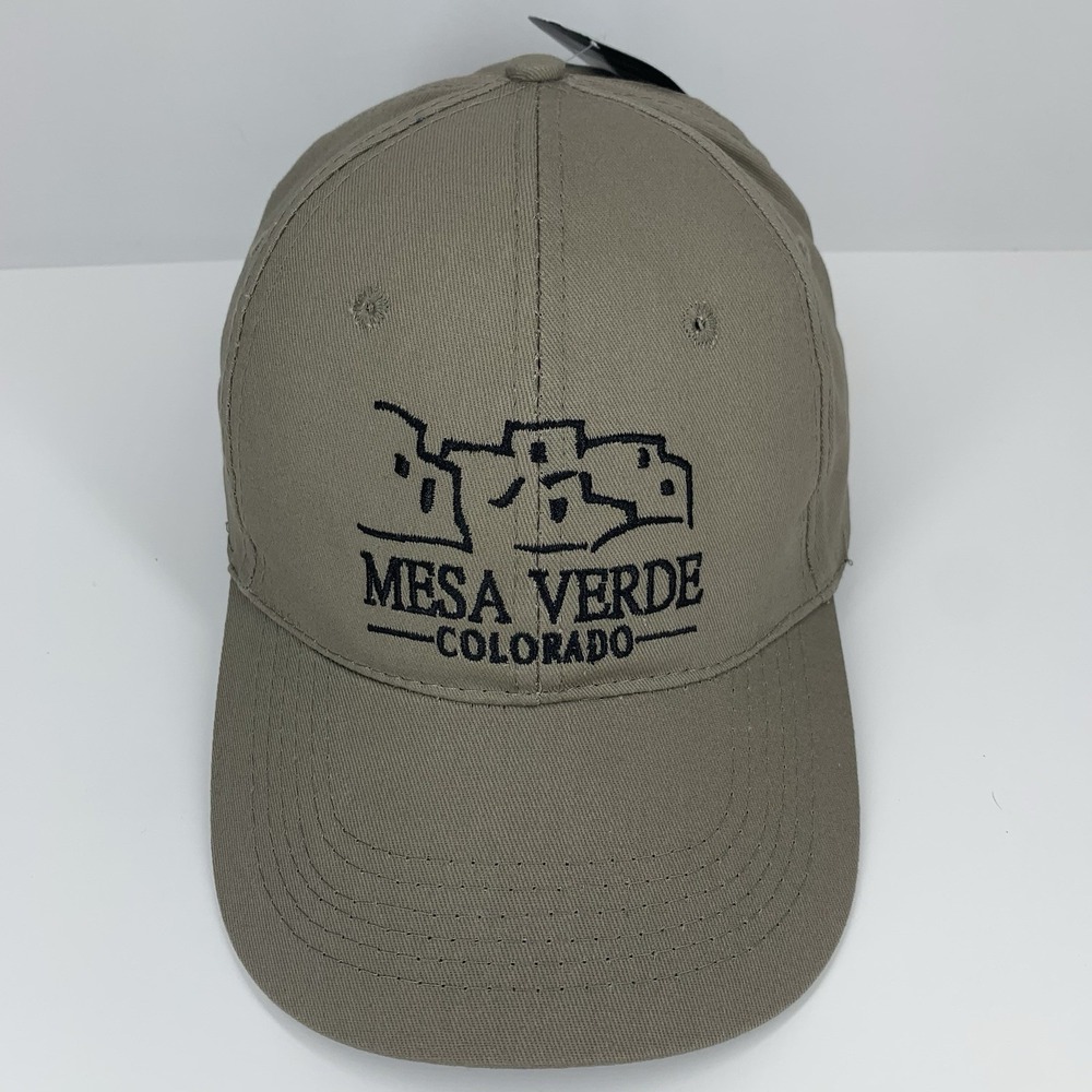 Mesa Verde Colorado Hat Light Brown Adjustable ACE USA Souvenir Baseball Cap NWT